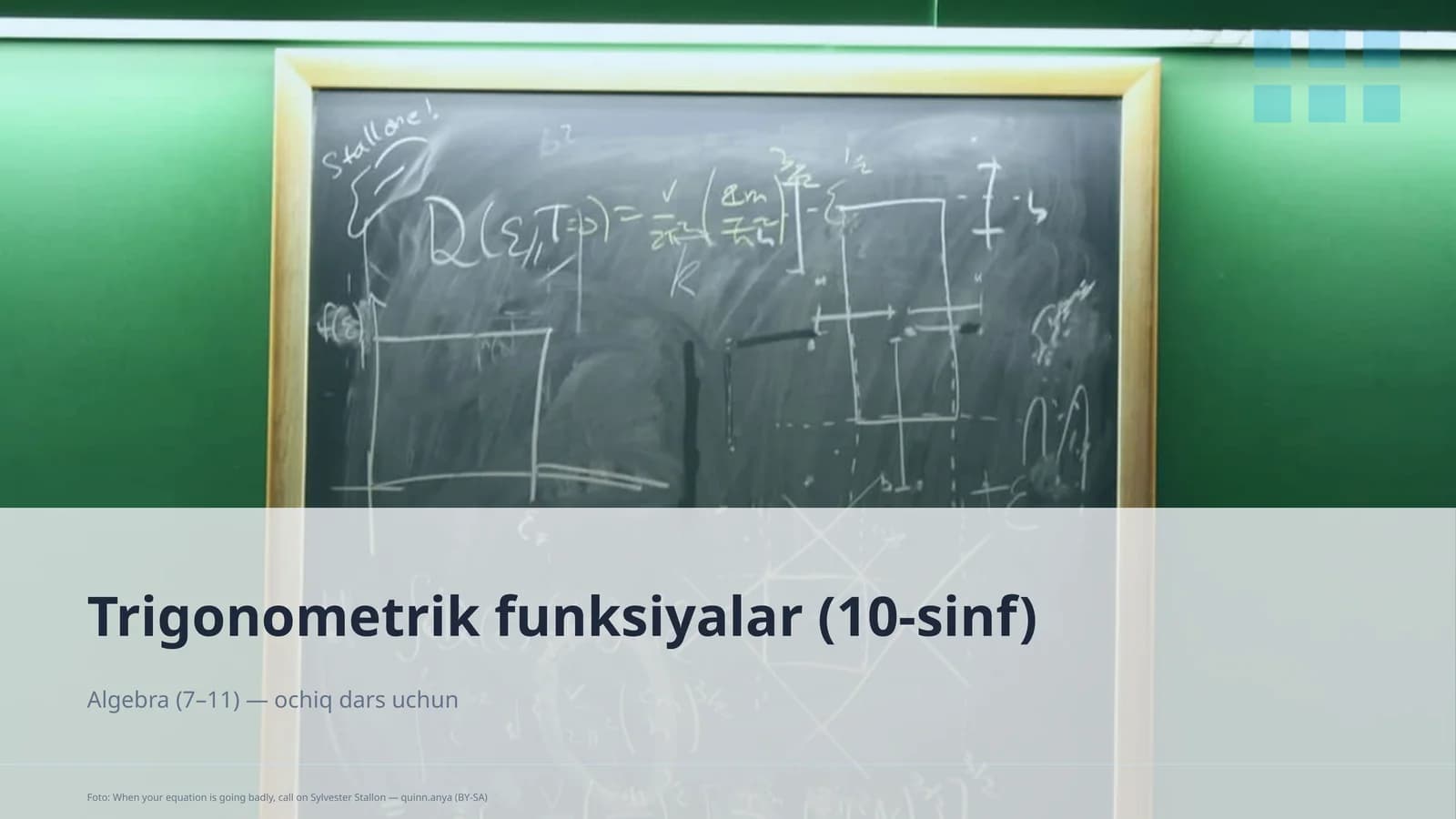 Trigonometrik funksiyalar (10-sinf)