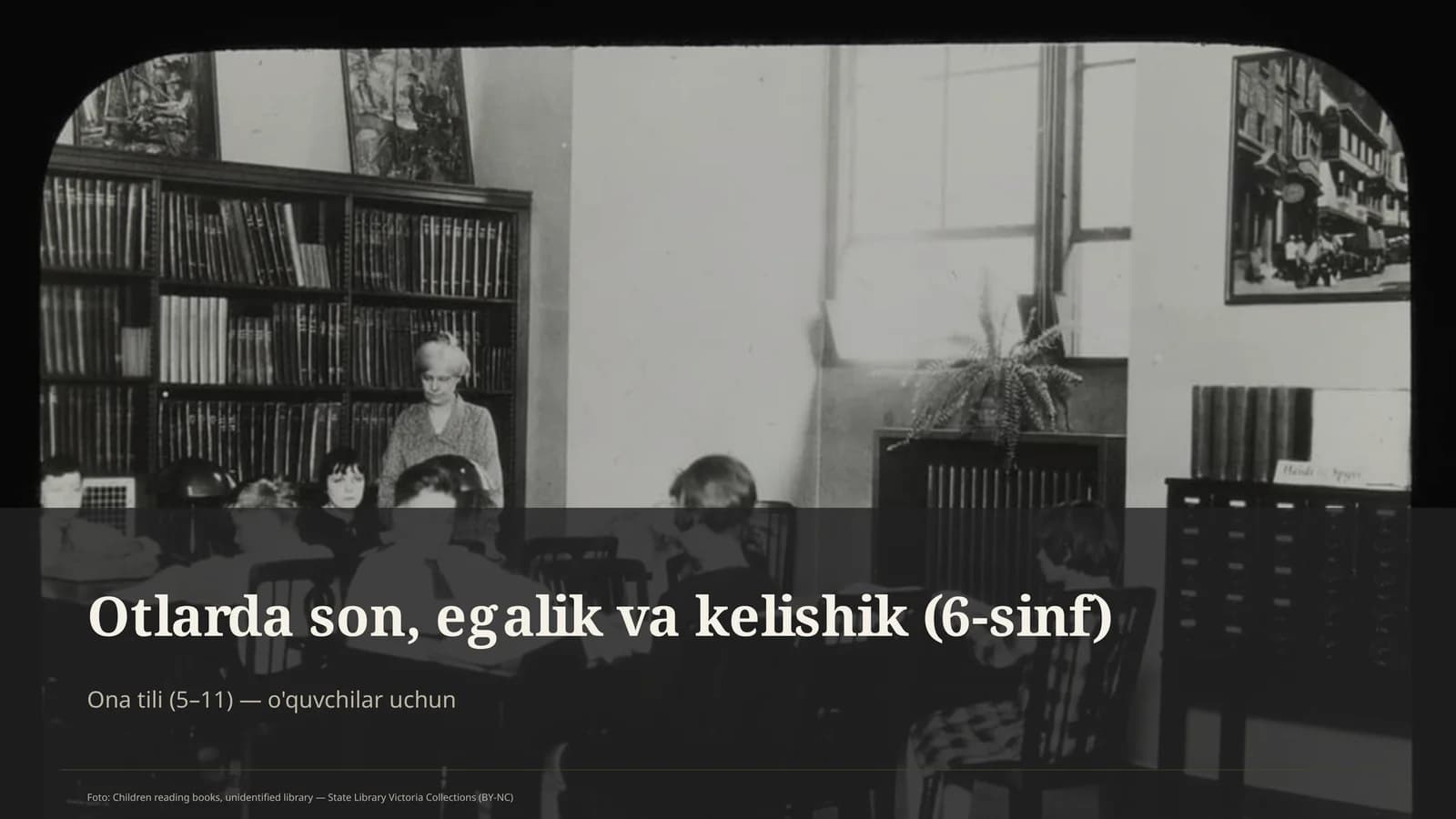 Otlarda son, egalik va kelishik (6-sinf)
