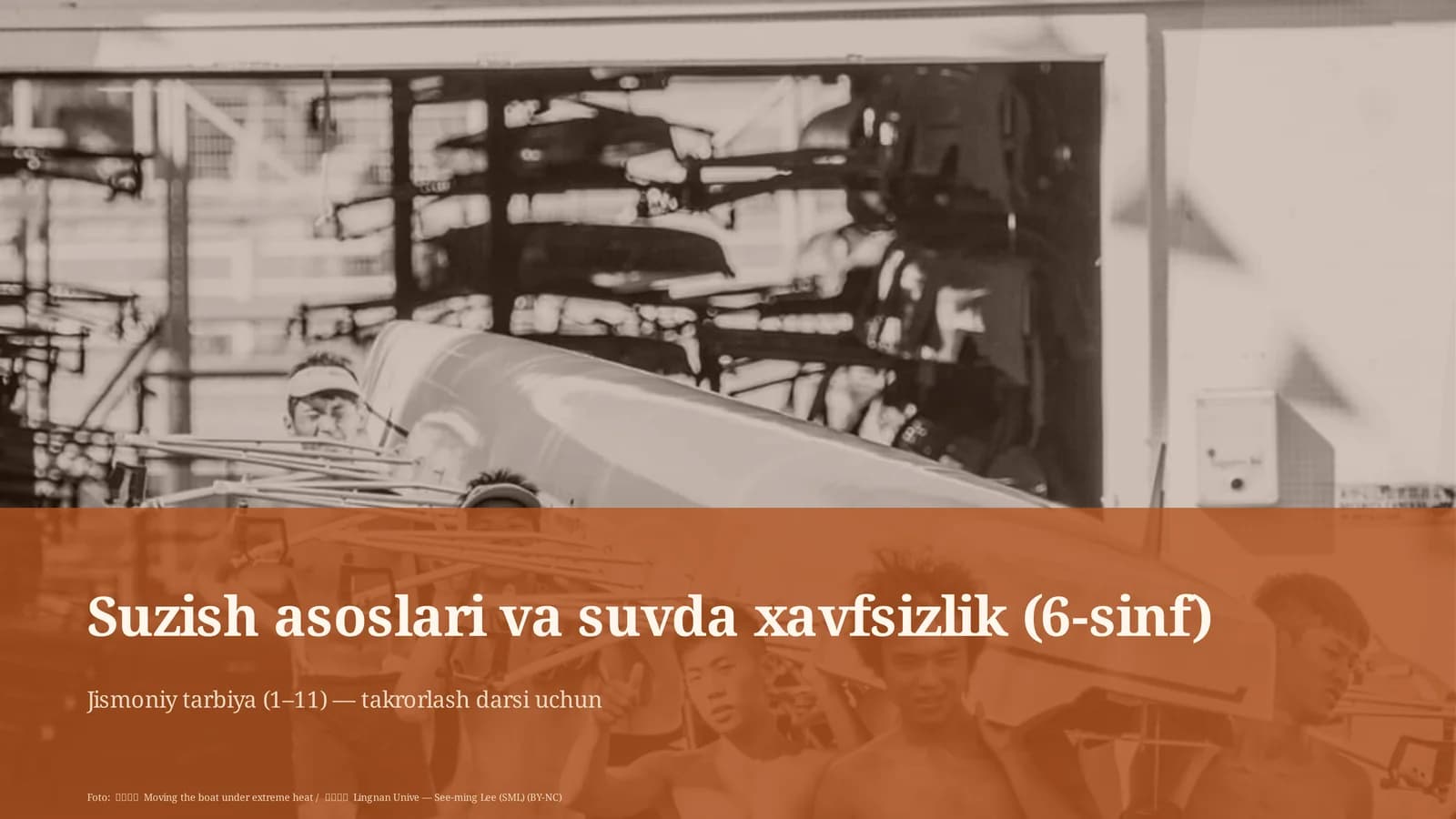 Suzish asoslari va suvda xavfsizlik (6-sinf)