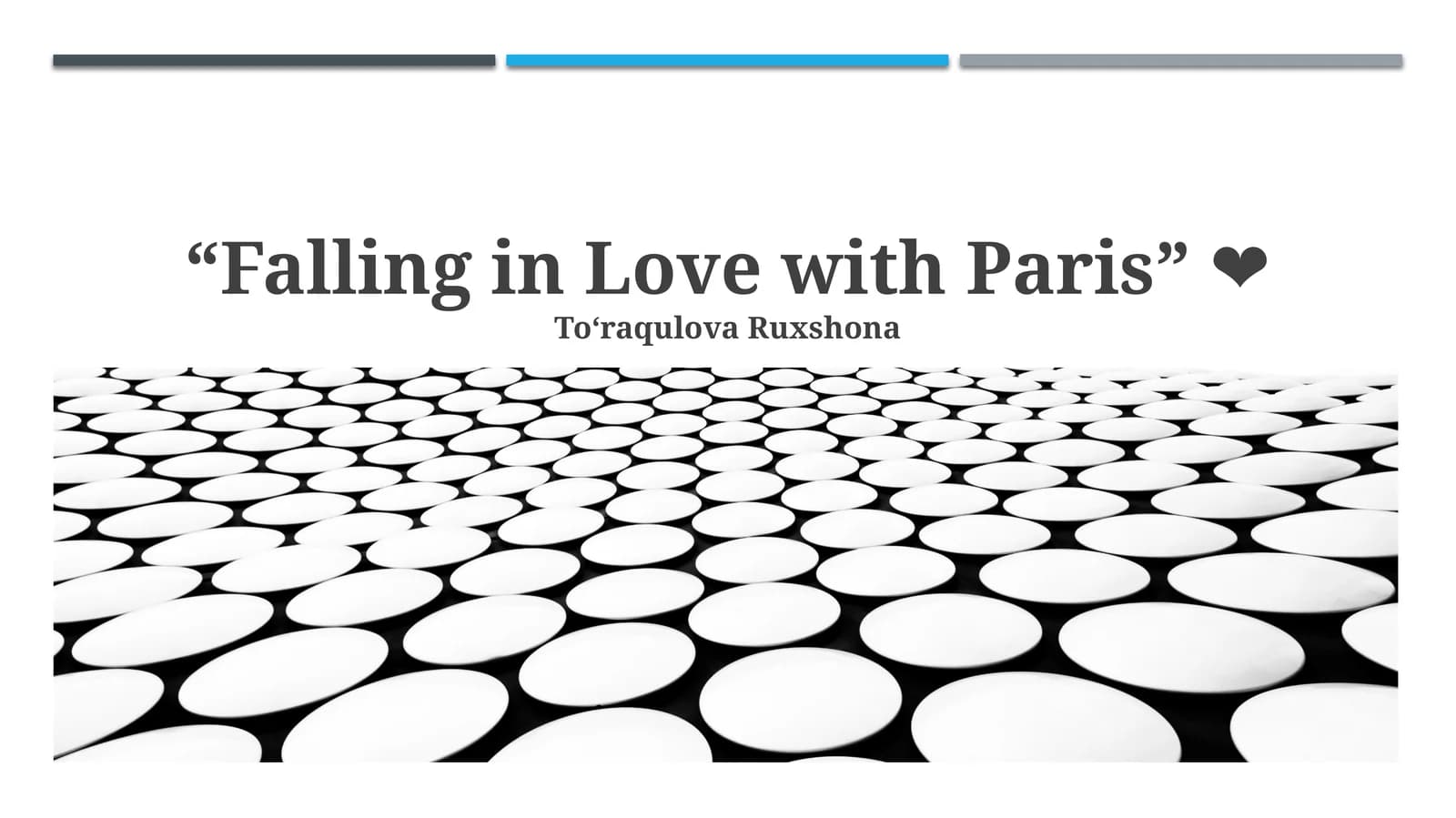 Falling in Love with Paris