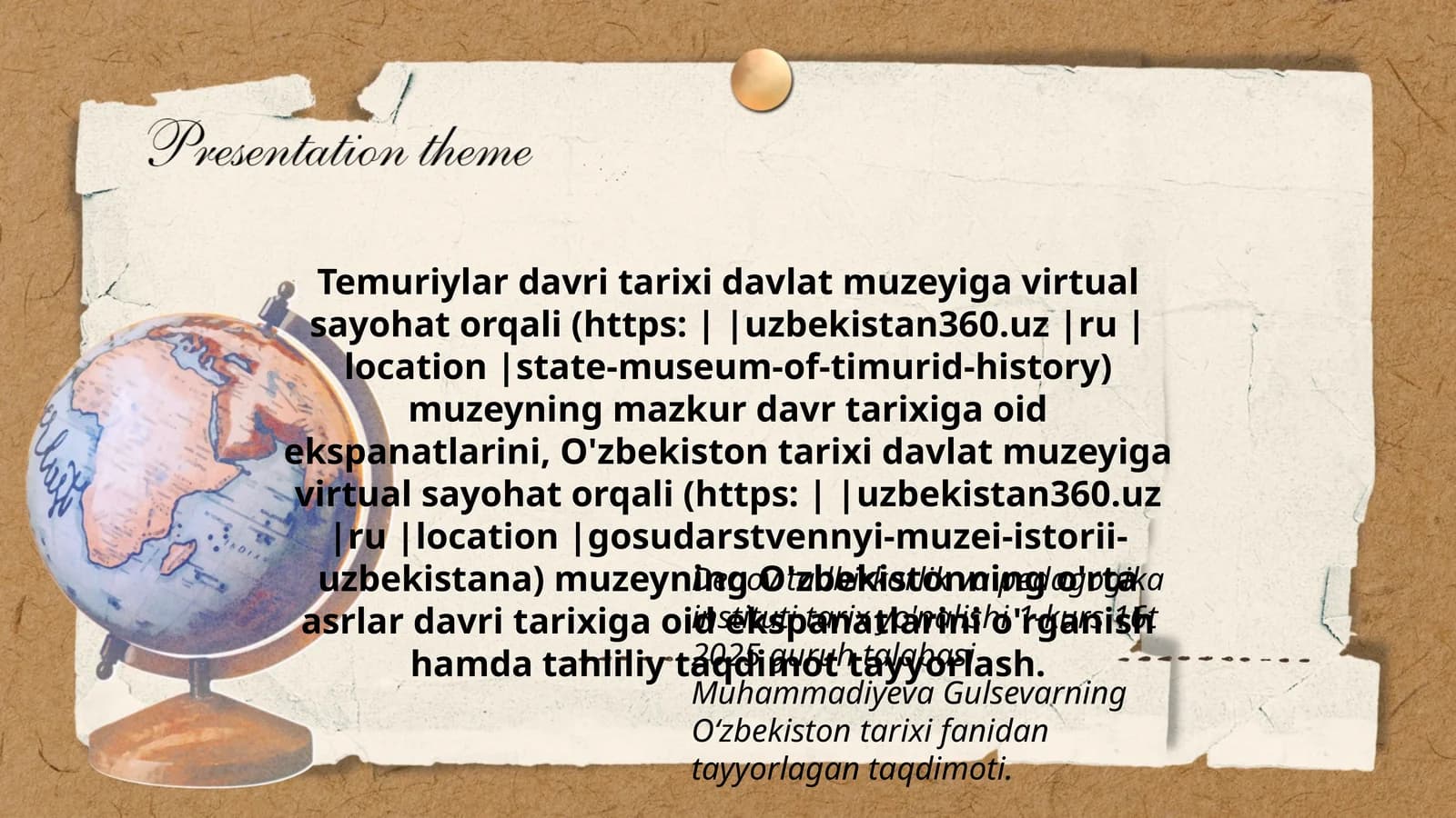 Temuriylar davri tarixi davlat muzeyi