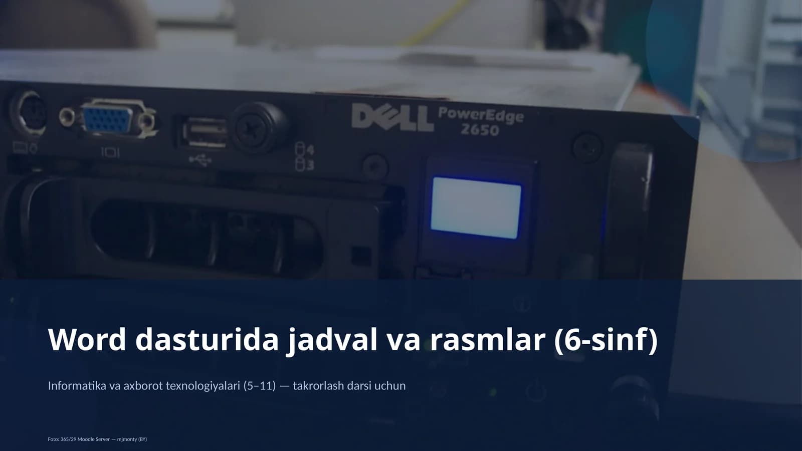 Informatika va axborot texnologiyalari (5–11) — takrorlash darsi uchun