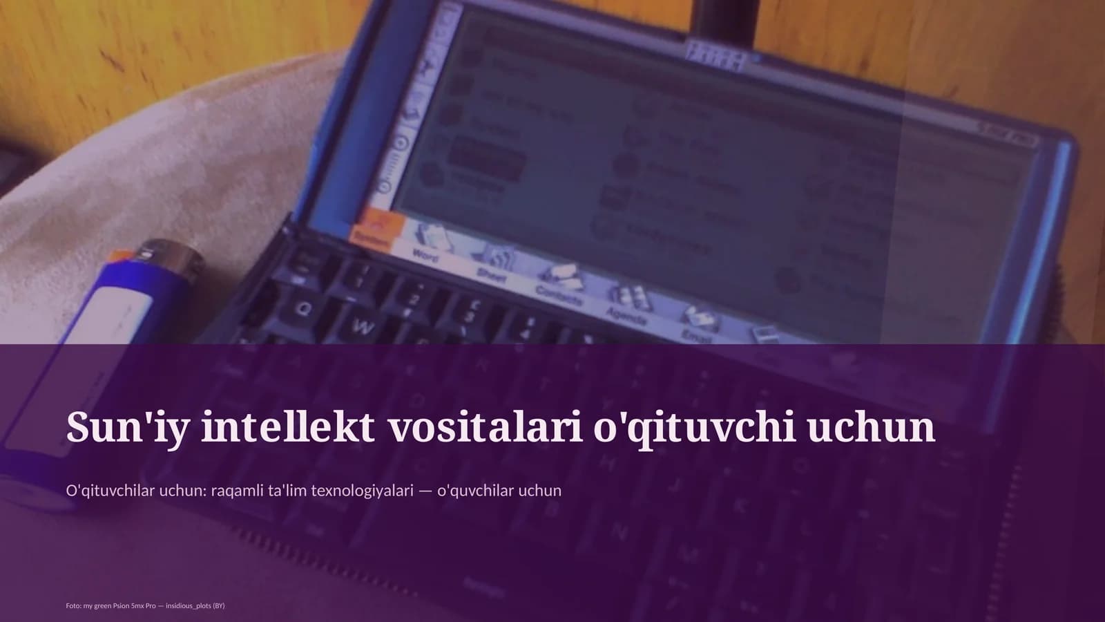 Sun'iy intellekt vositalari o'qituvchi uchun