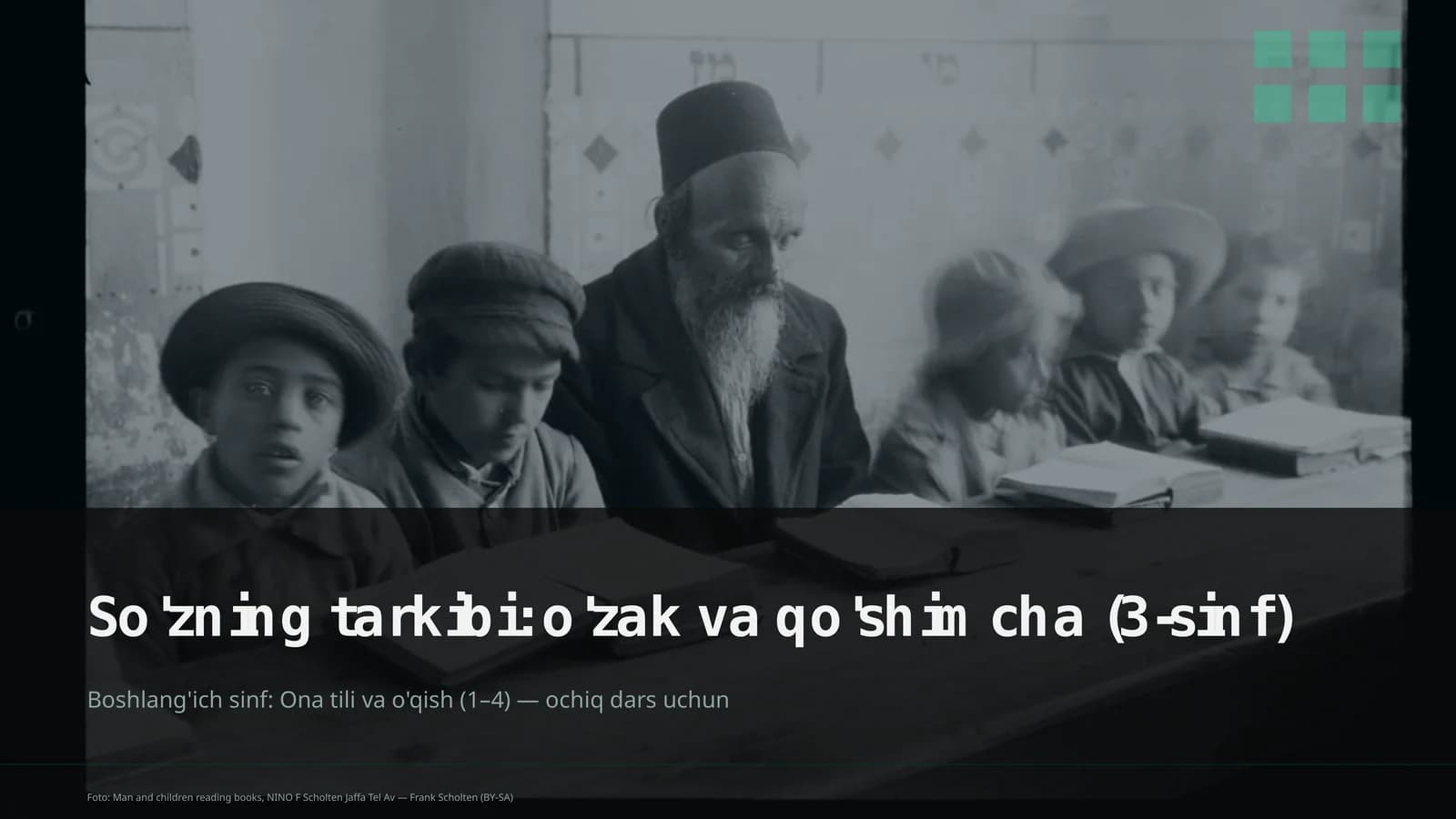 So'zning tarkibi: o'zak va qo'shimcha (3-sinf)
