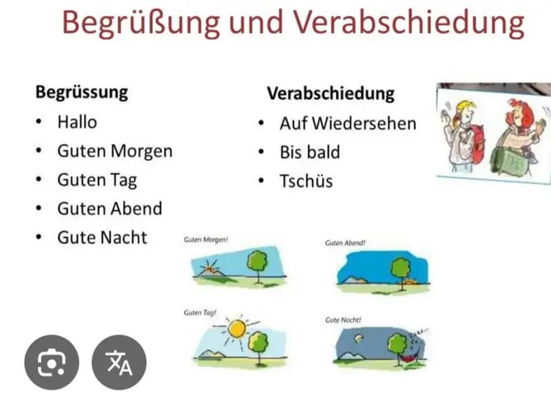BegrufSung und Verabschiedung