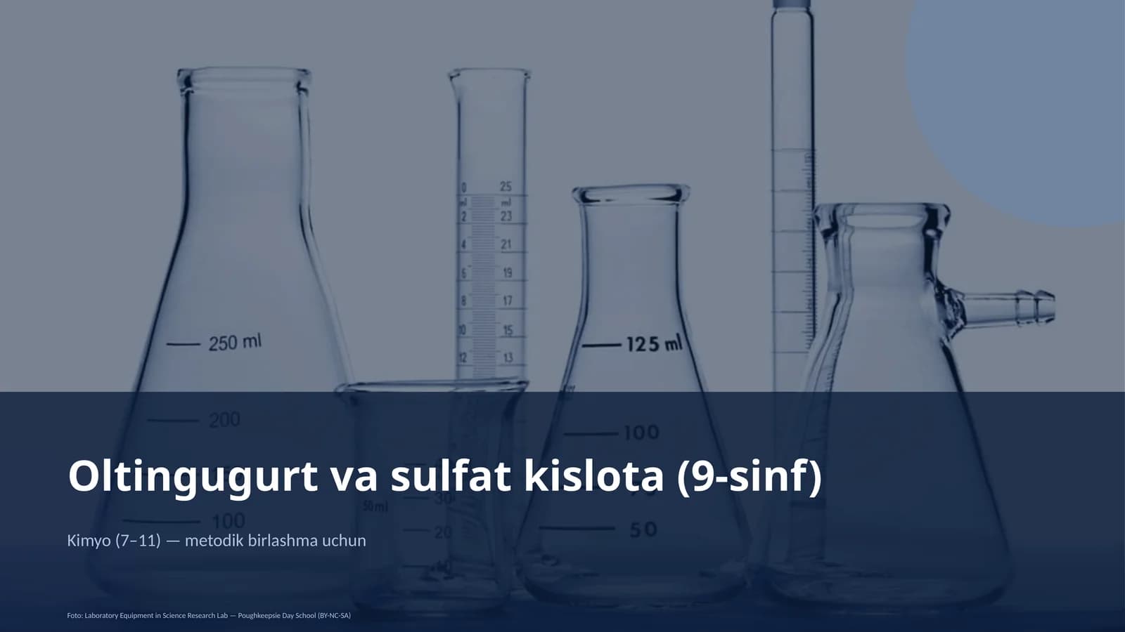Oltingugurt va sulfat kislota (9-sinf)