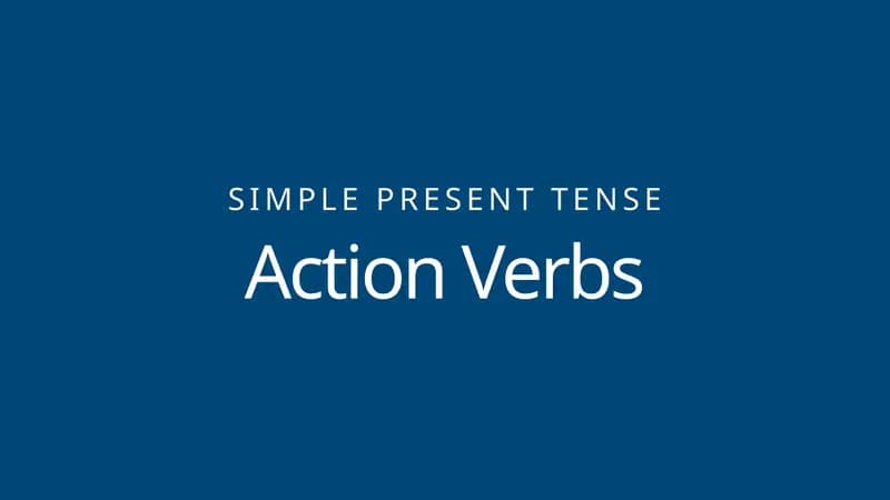 Action Verbs