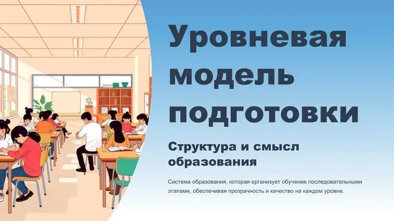 Уровневая модель подготовки