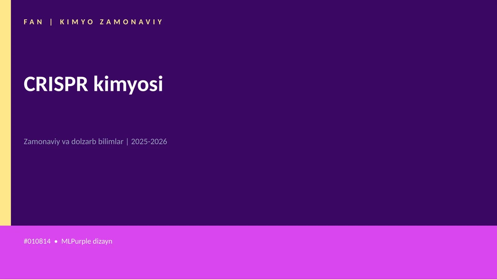 FAN | KIMYO ZAMONAVIY