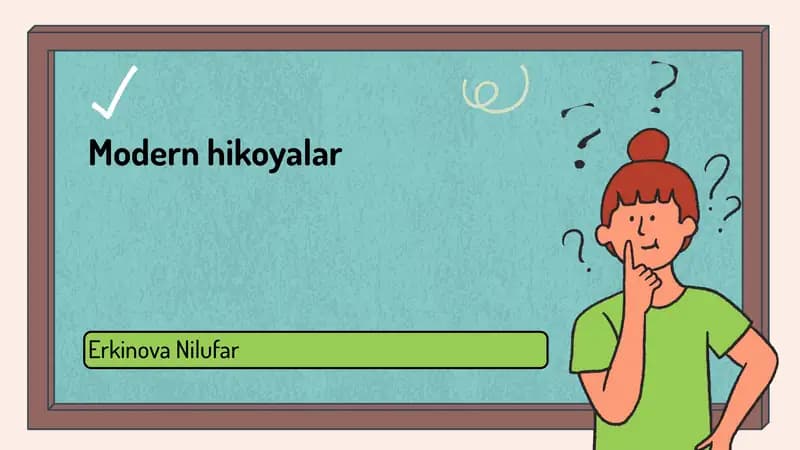 Modern hikoyalar