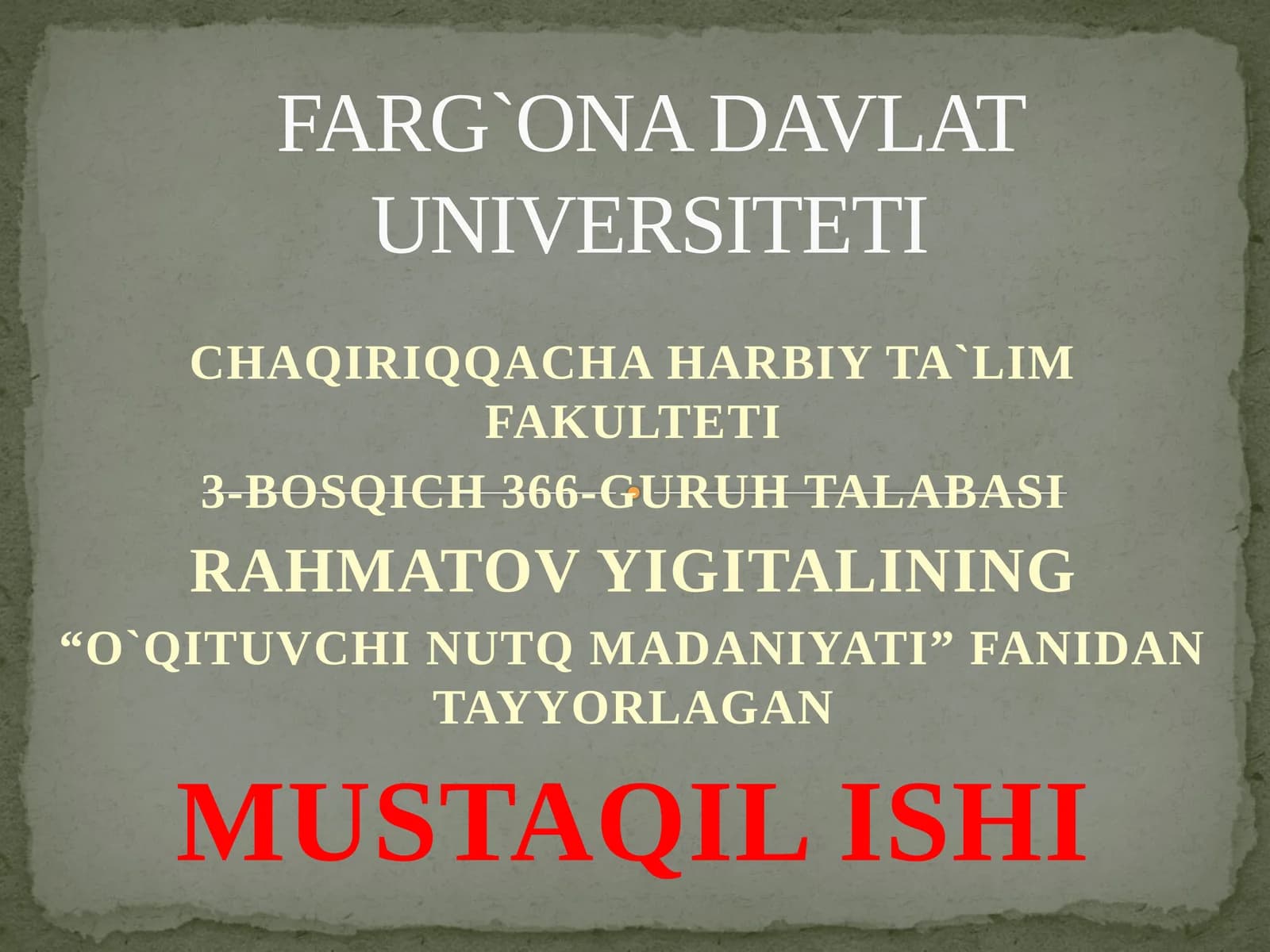 Rasmiy-idoraviy uslubdagi nutq xususiyatlari