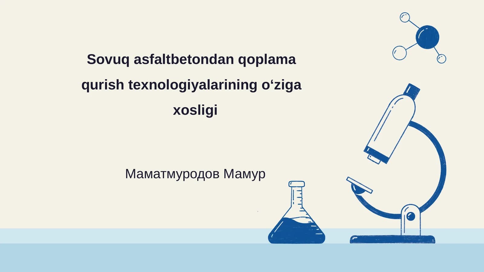 Sovuq asfaltbetondan qoplama qurish texnologiyalarining o‘ziga xosligi