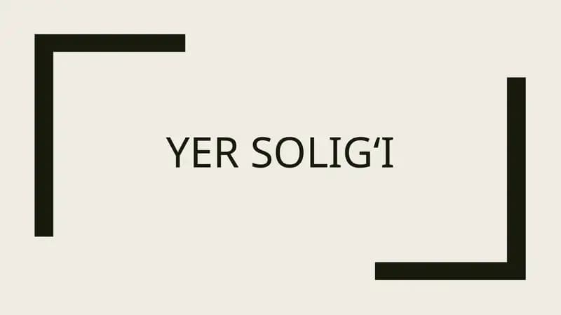 Yersoligʻi