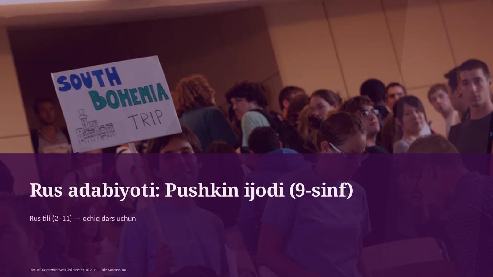 Rus adabiyoti: Pushkin ijodi (9-sinf)
