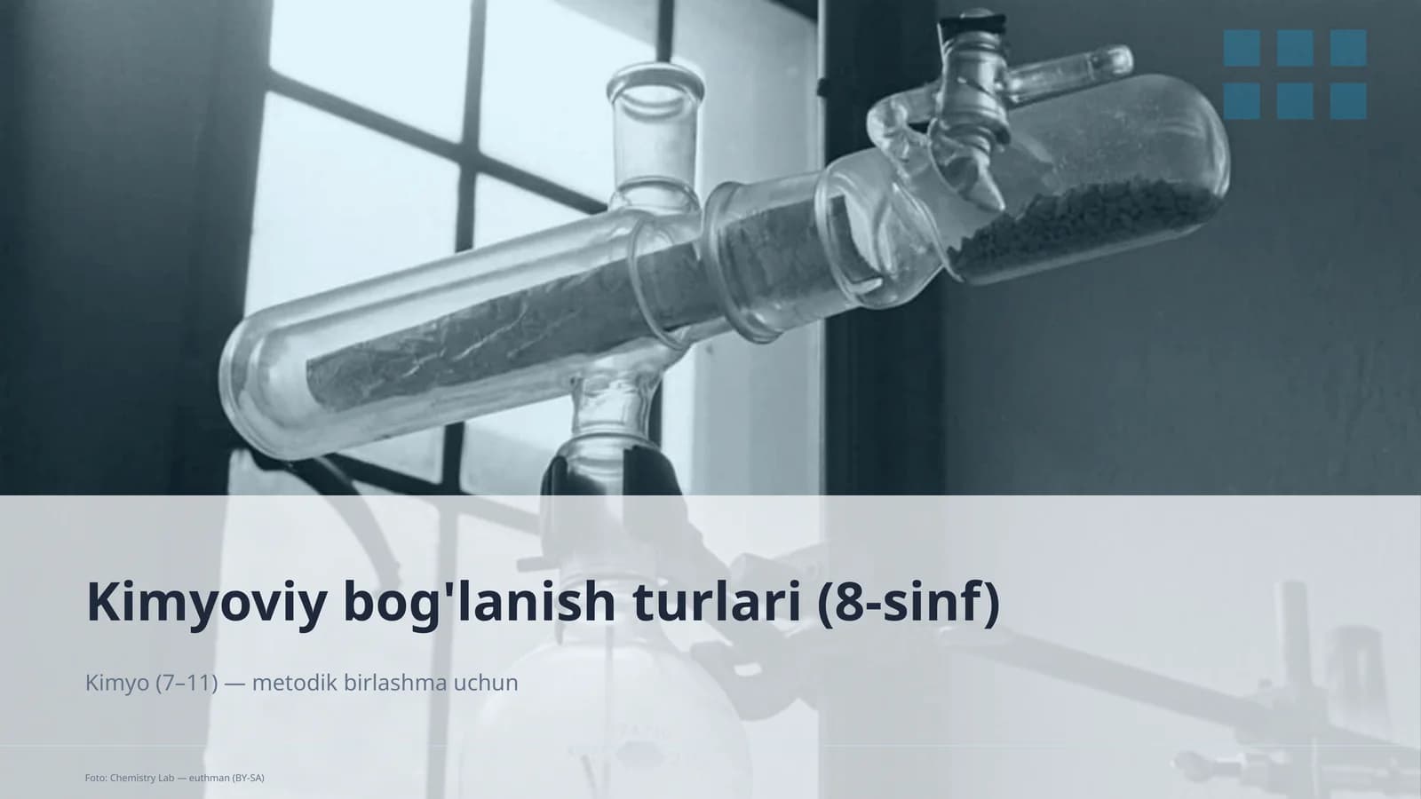 Kimyoviy bog'lanish turlari (8-sinf)