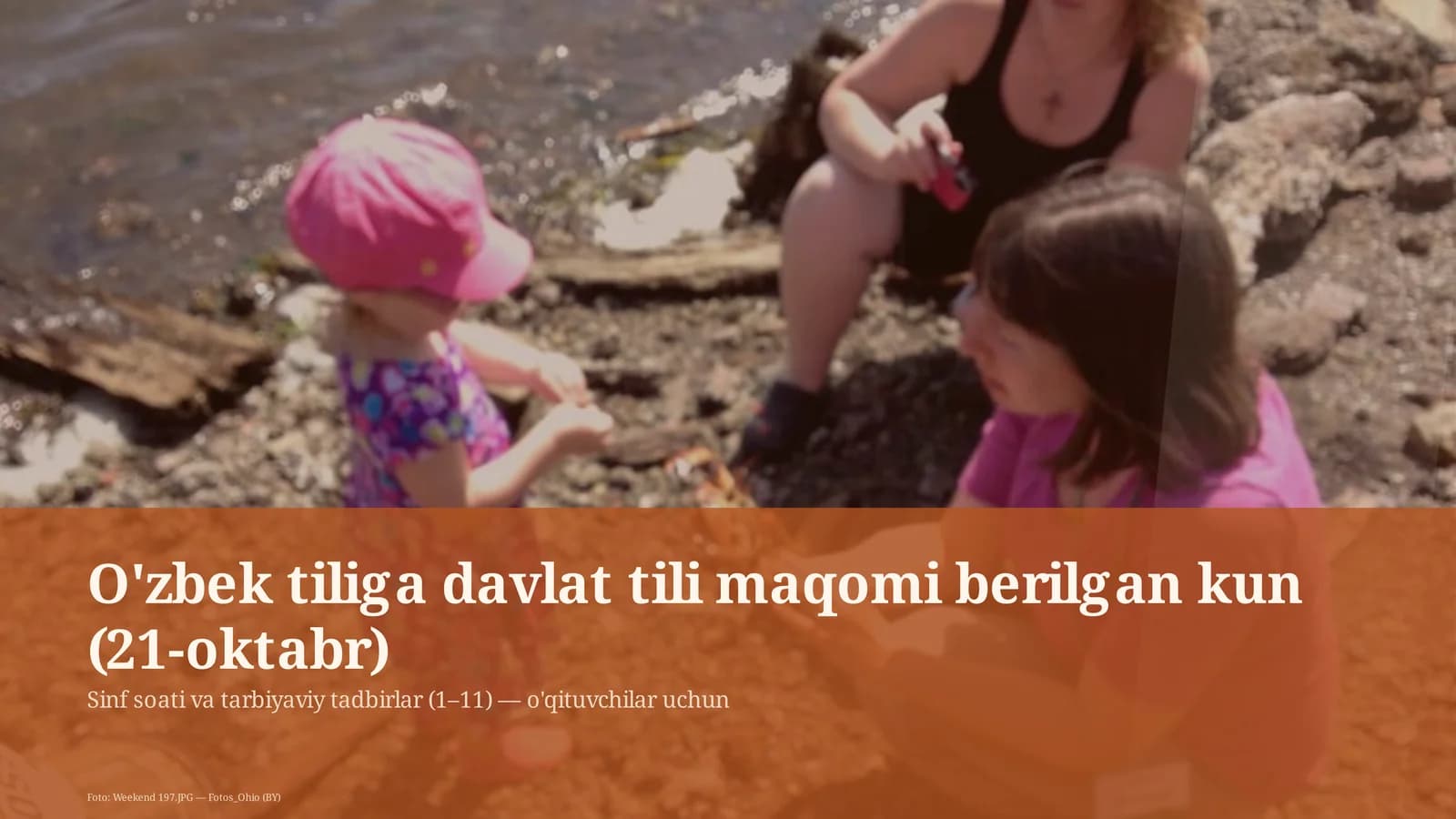 Sinf soati va tarbiyaviy tadbirlar (1-11) - o'qituvchilar uchun