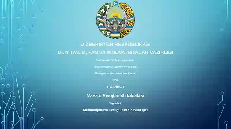 Rivojlanish falsafasi