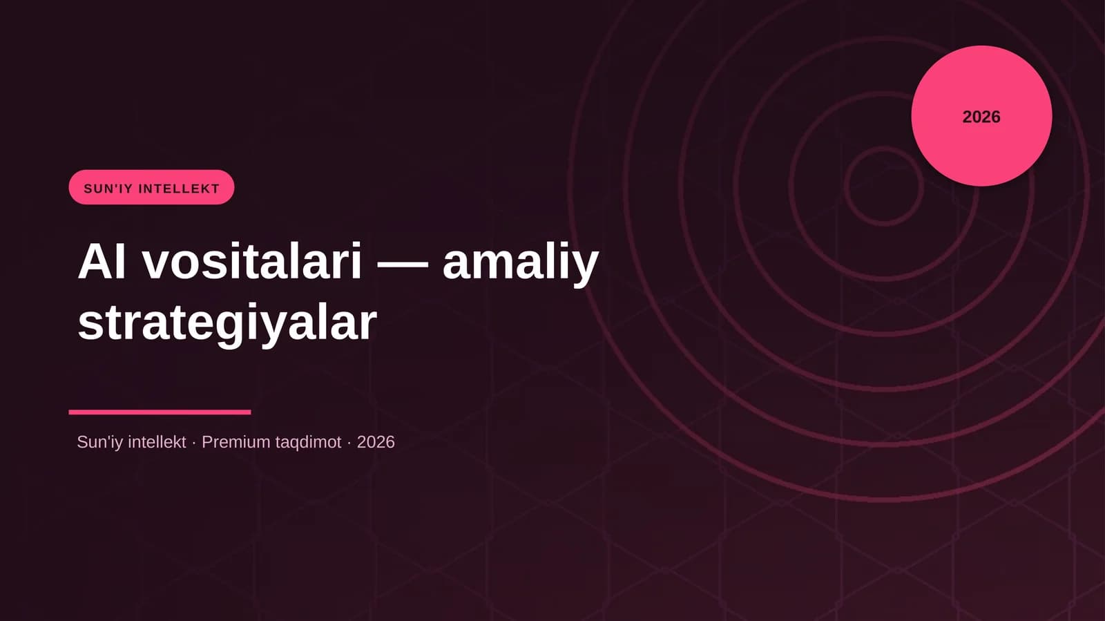 AI vositalari — amaliy strategiyalar