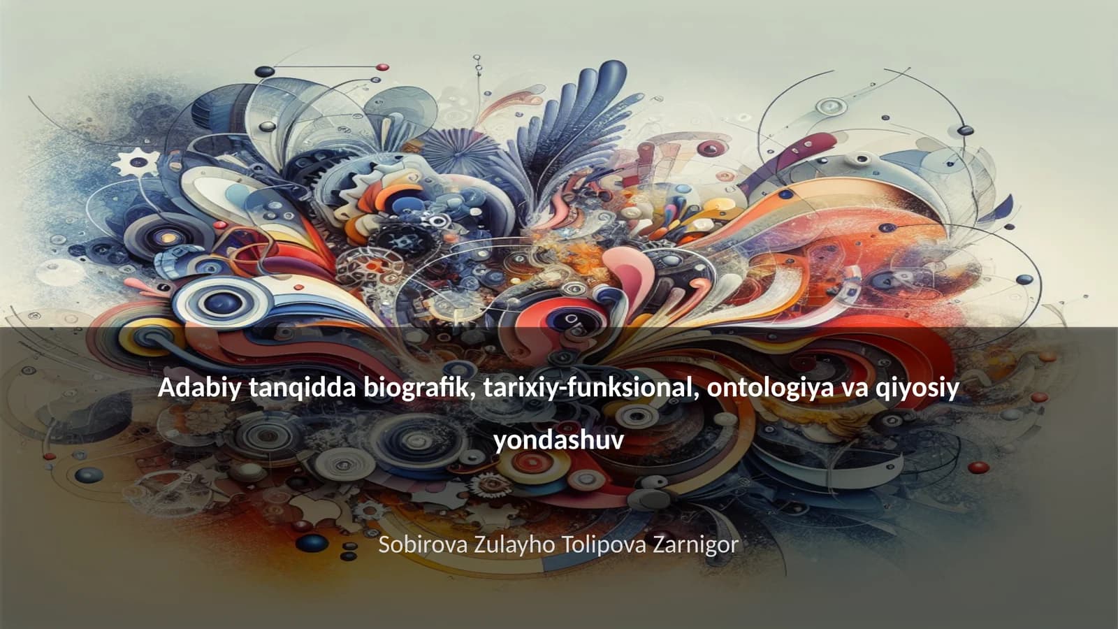 Adabiy tanqid asoslari