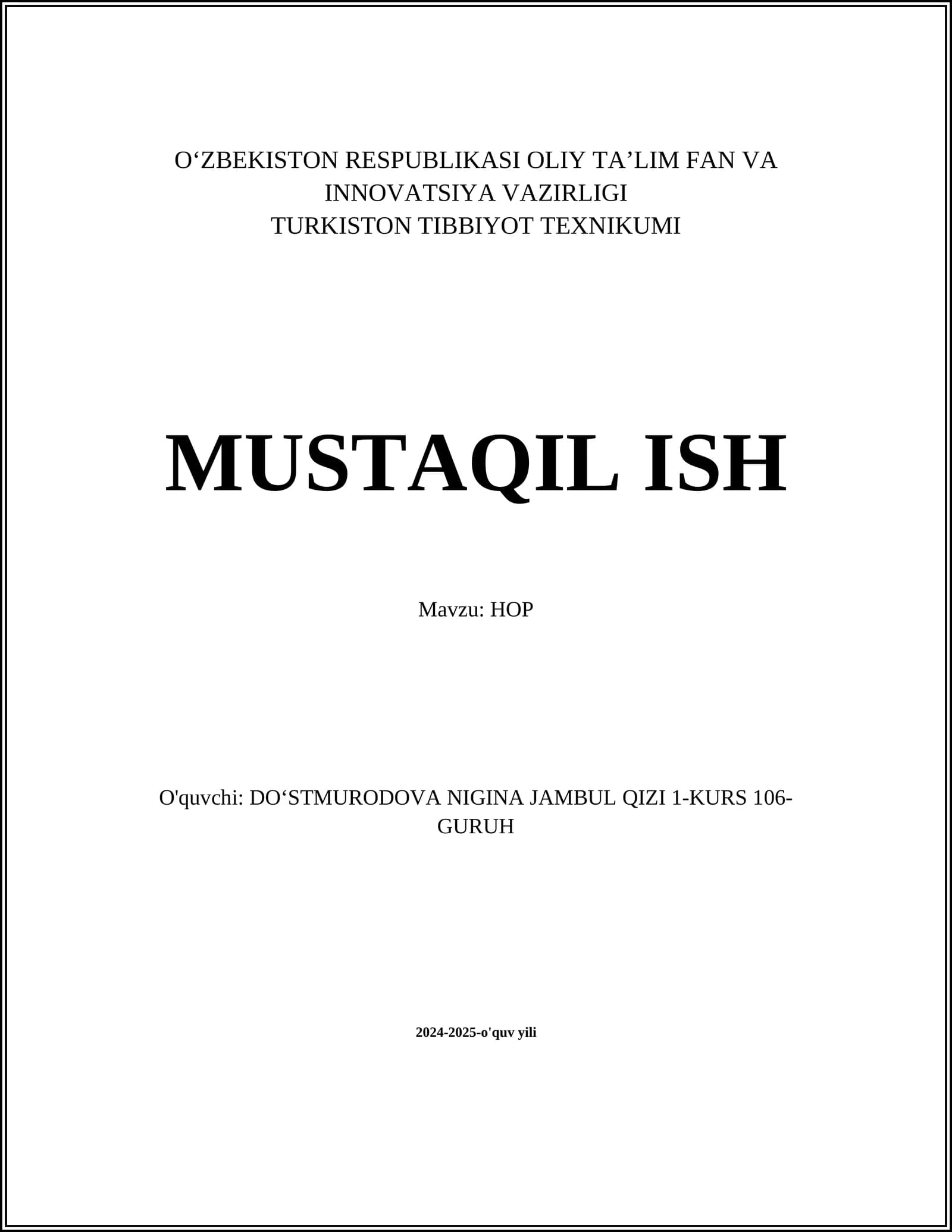 HOP