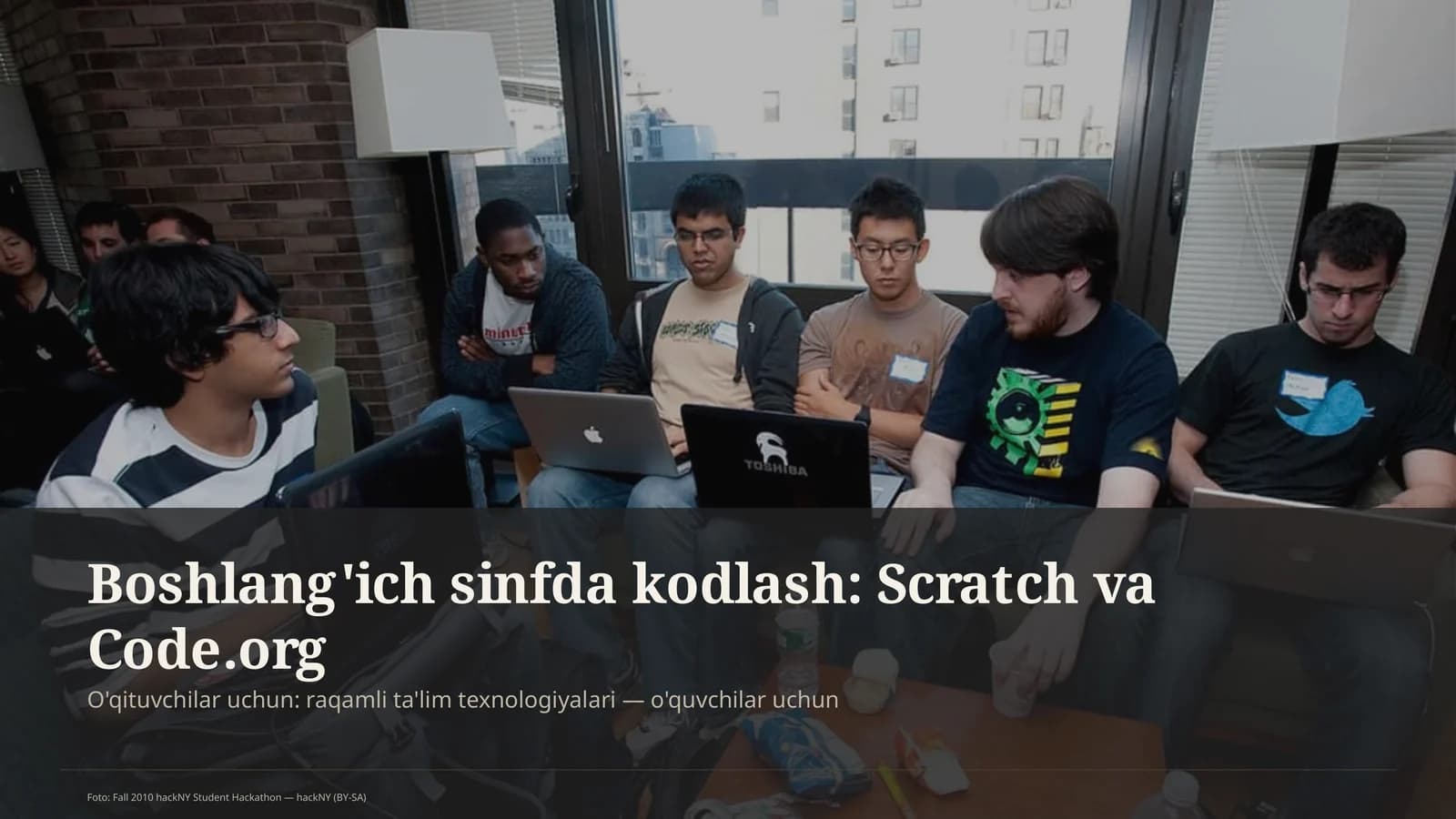 Kodlash: Scratch va Code.org