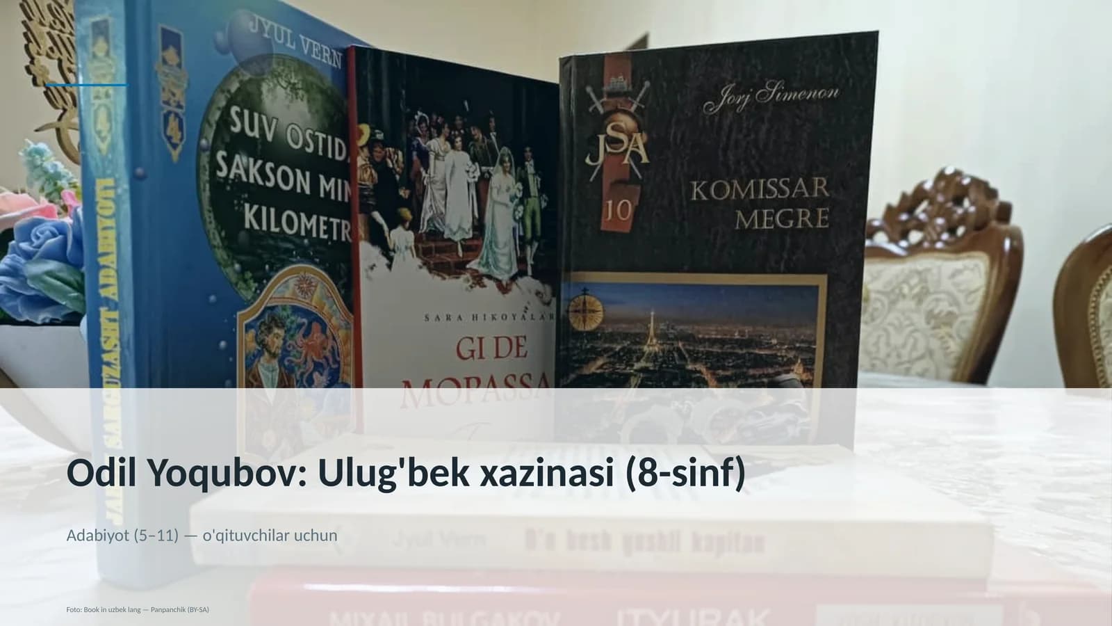 Odil Yoqubov: Ulug'bek xazinasi (8-sinf)