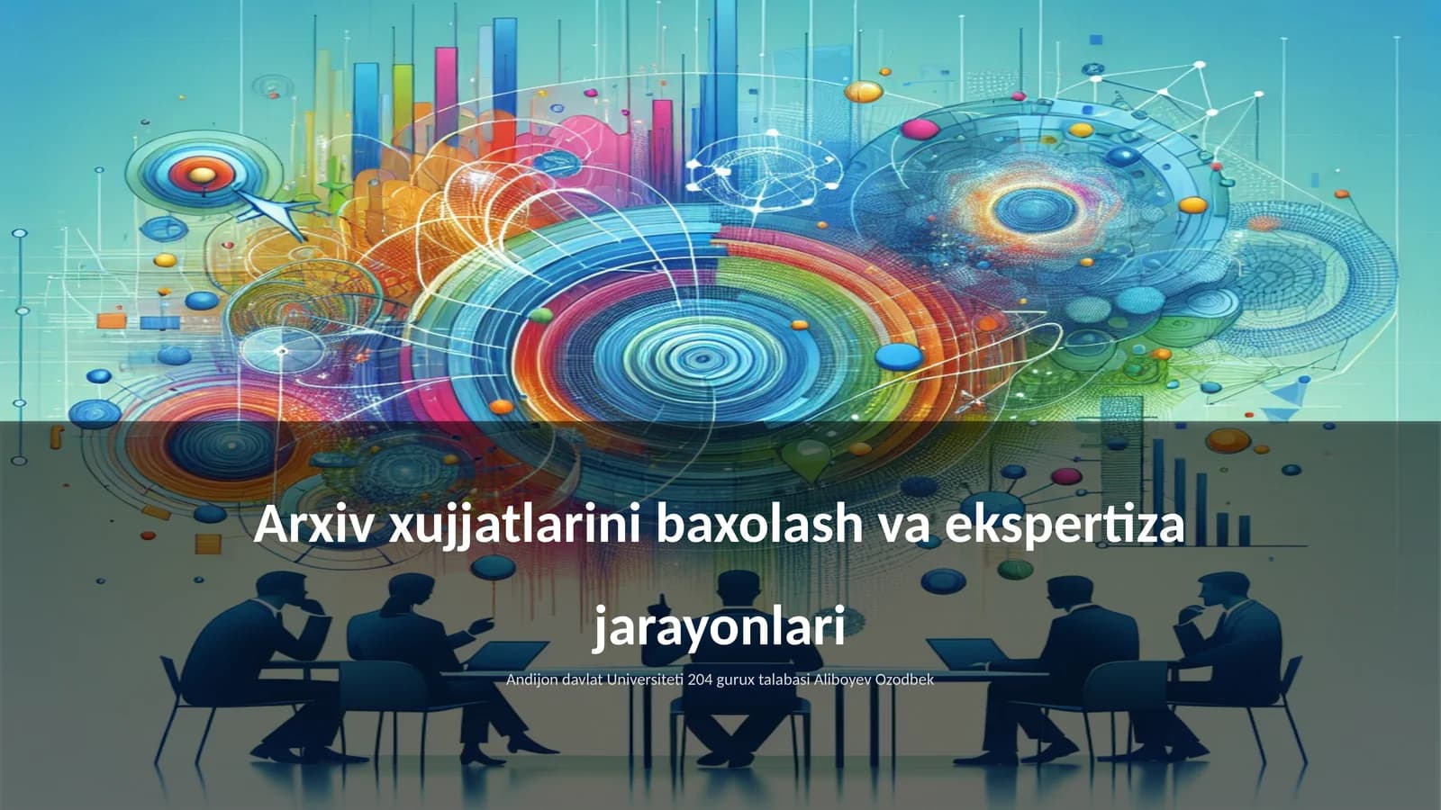 Arxiv xujjatlarini baxolash va ekspertiza jarayonlari