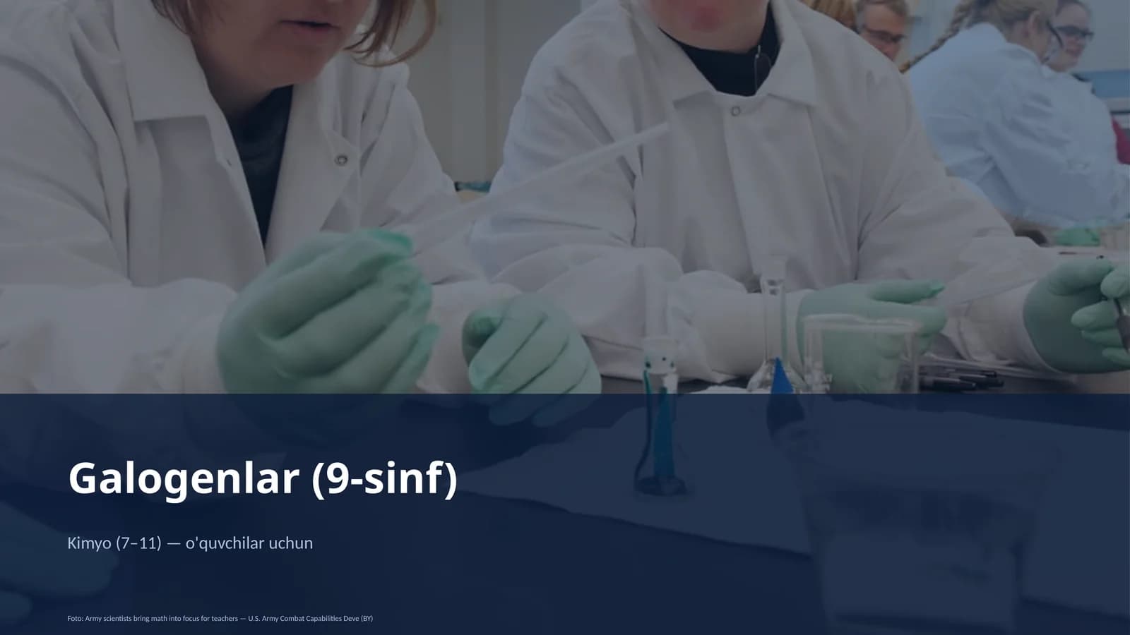 Galogenlar (9-sinf)
