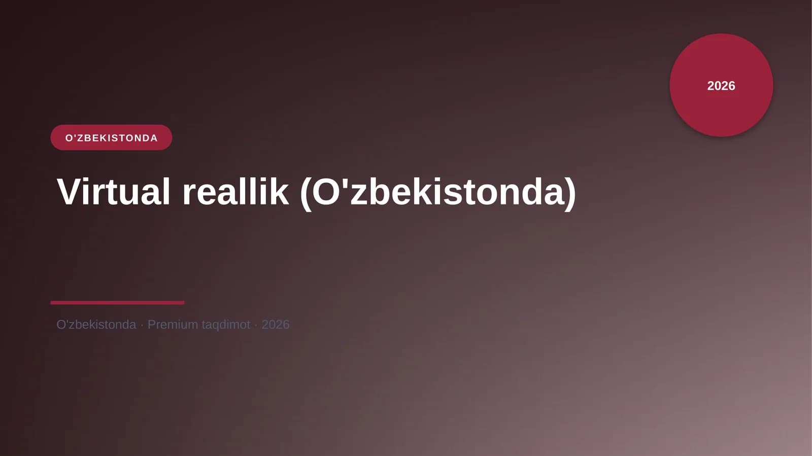 Virtual reallik (O'zbekistonda)