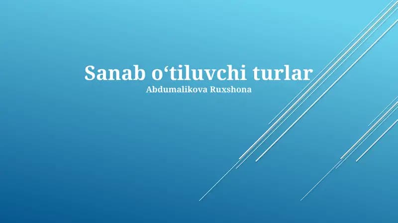 Yaroqli Dehqonchilik Yerlarini Tiklash