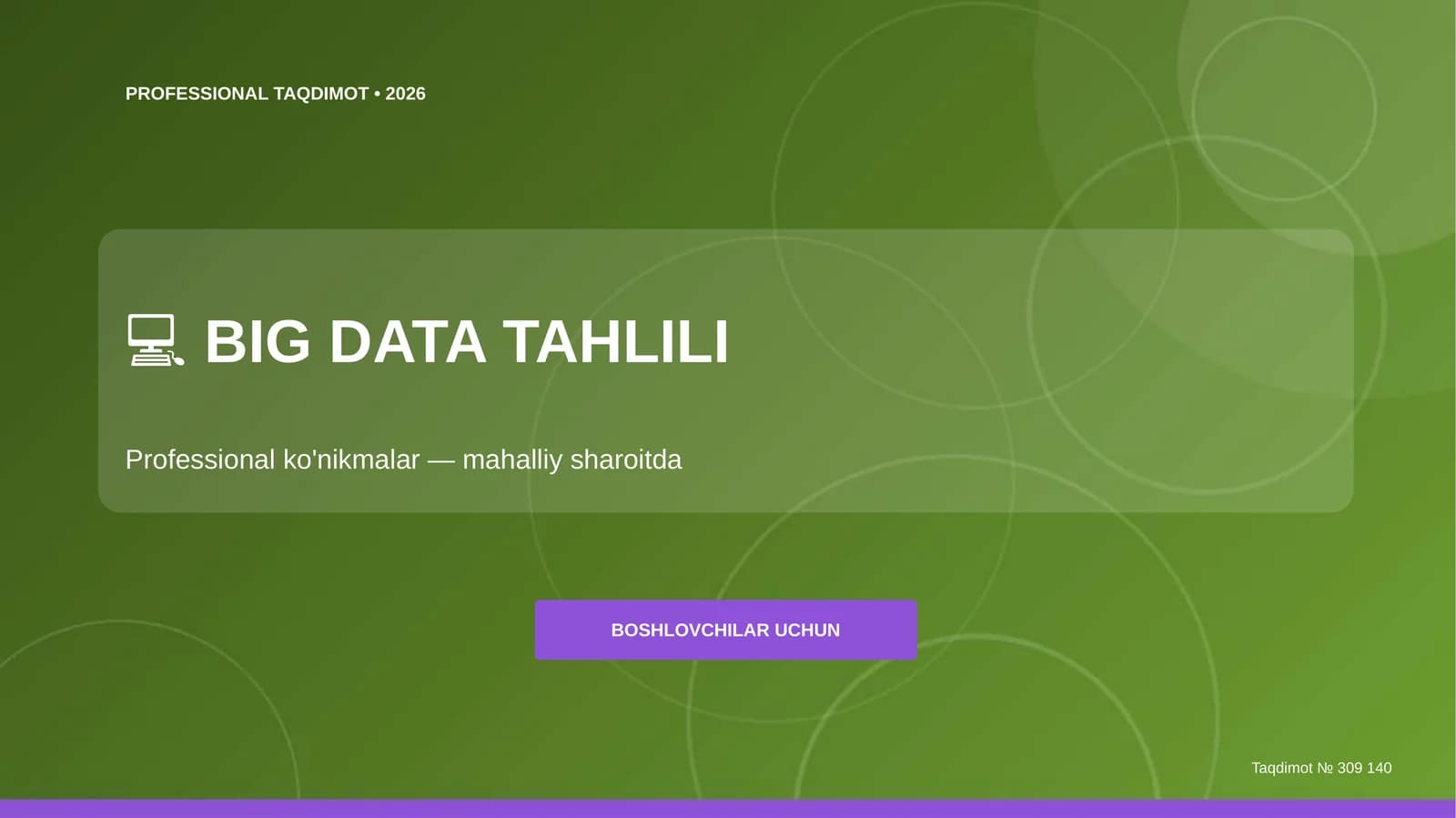 BIG DATA TAHLILI