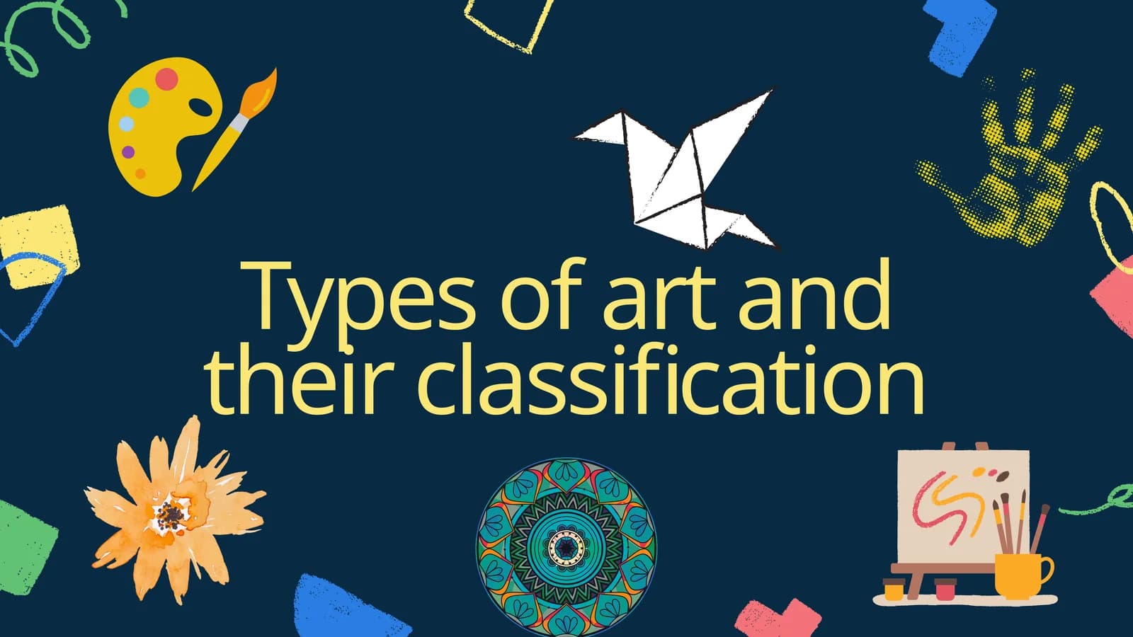 Types of art and their classification