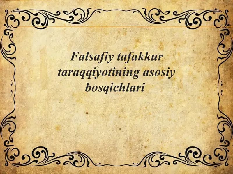 Sharq falsafasi