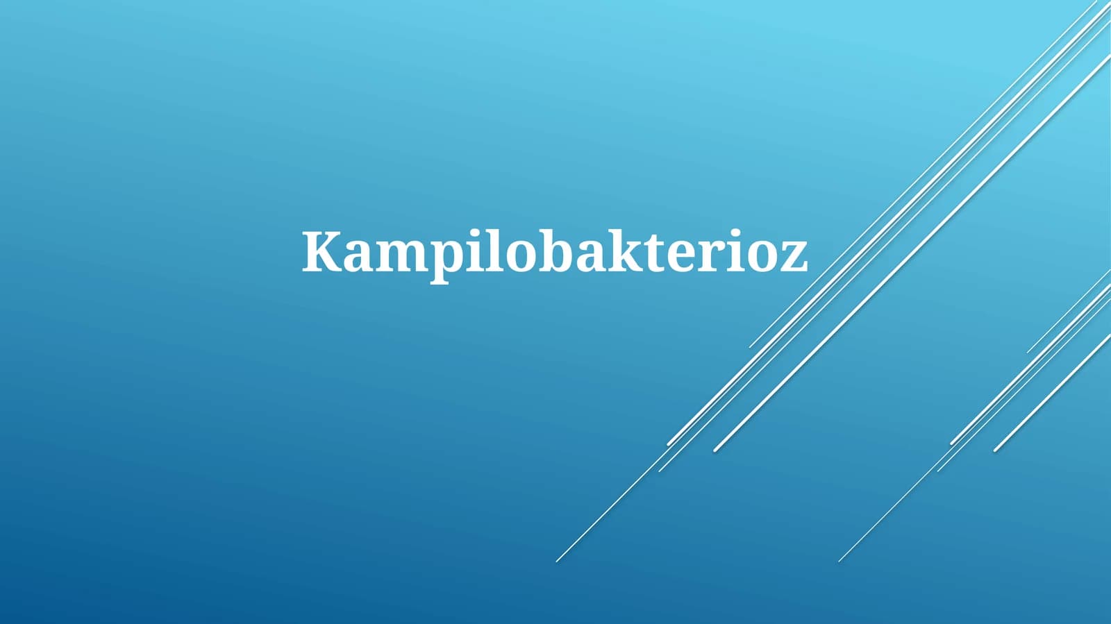 Kampilobakterioz