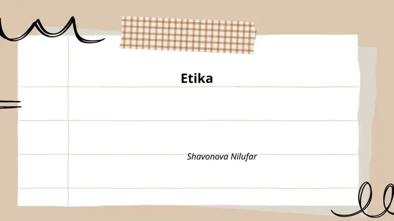 Etika