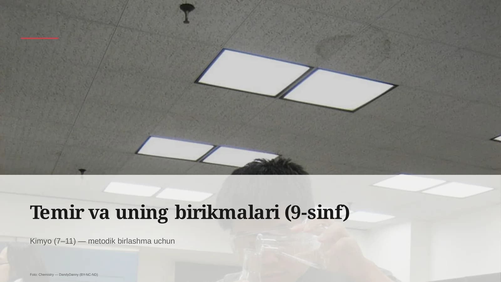 Kimyo (7–11) — metodik birlashma uchun