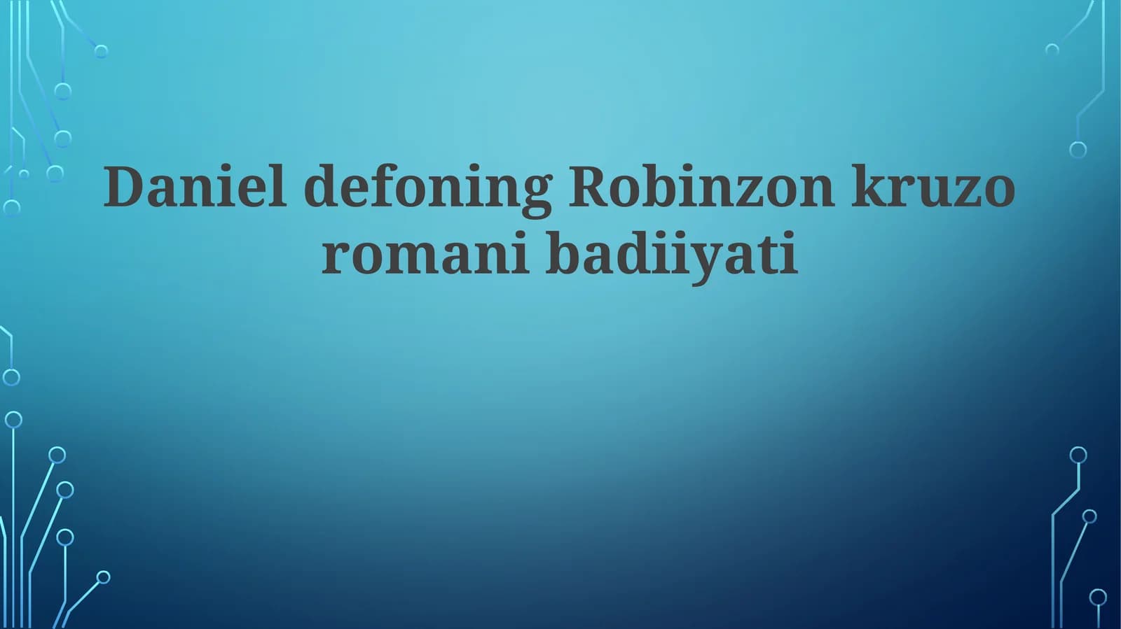 DanieldefoningRobinzonkruzoromanibadiiyati
