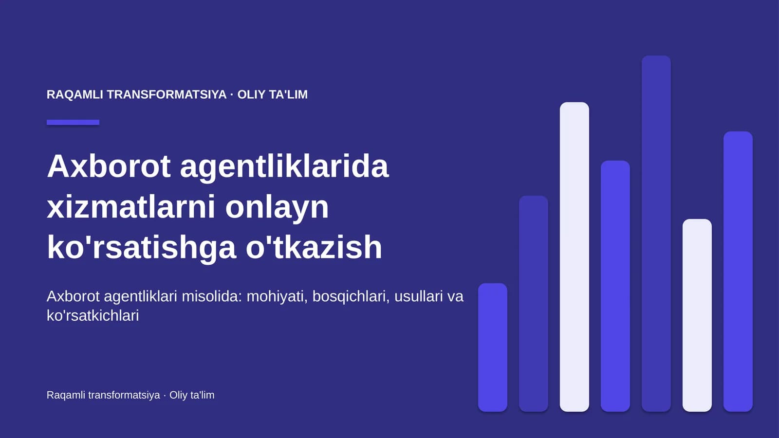 axborot agentliklarida xizmatlarni onlayn ko'rsatishga o'tkazish 9242
