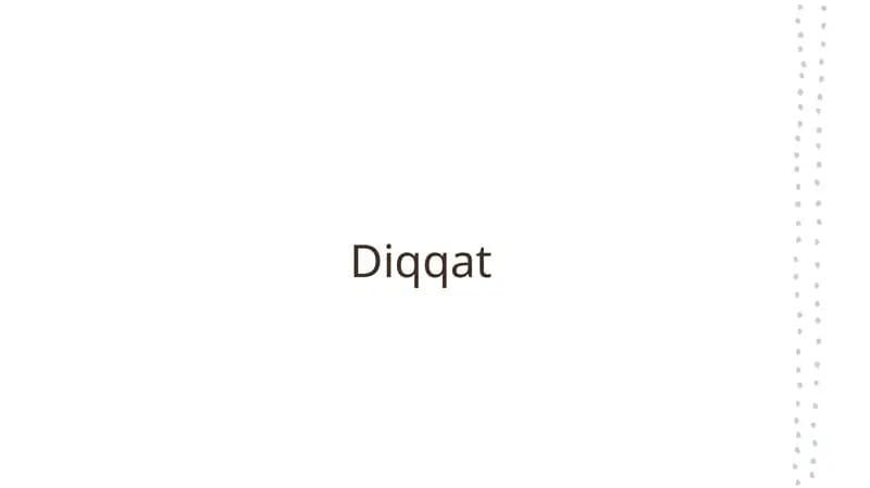 Diqqat va uning ahamiyati