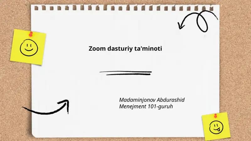 Zoom dasturiy ta'minoti