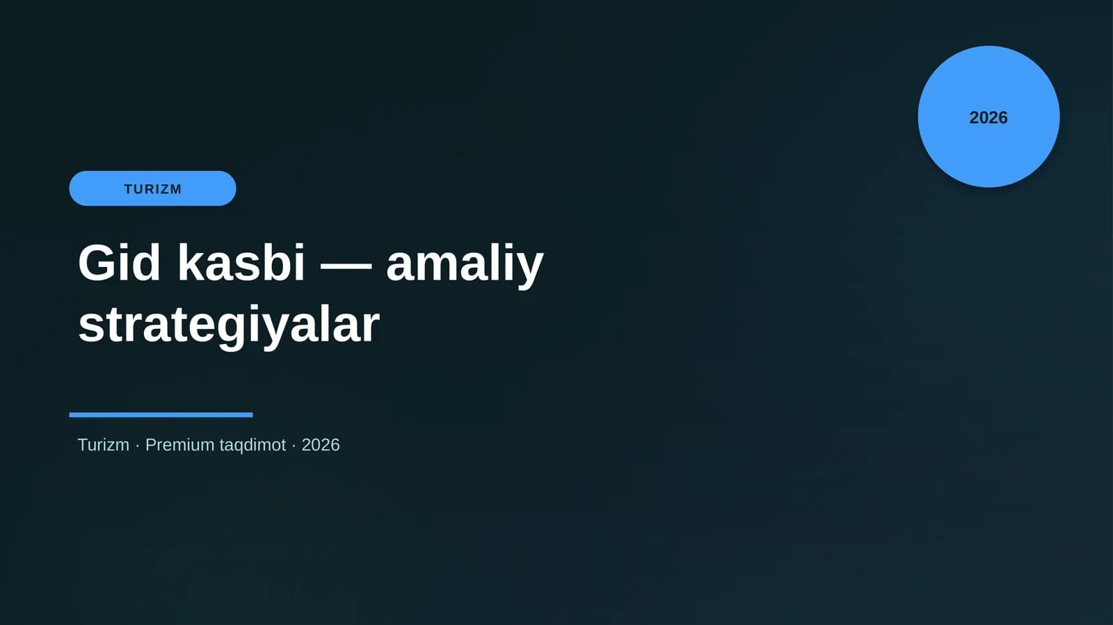 Gid kasbi — amaliy strategiyalar