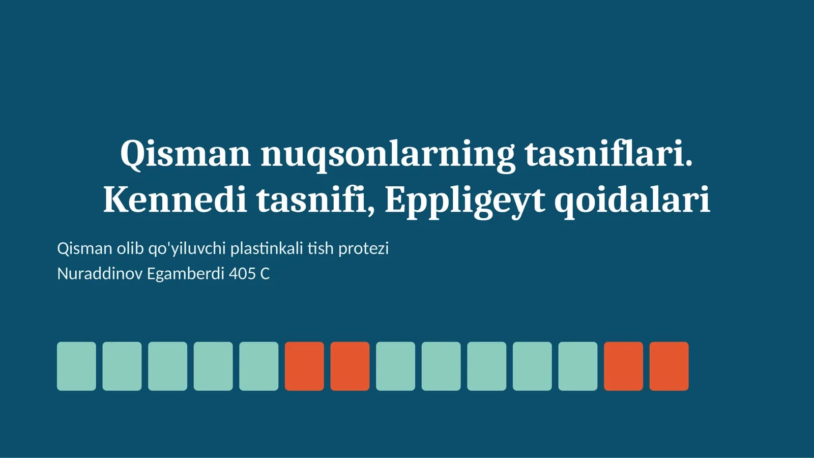 Qisman olib qo'yiluvchi plastinkali tish protezi