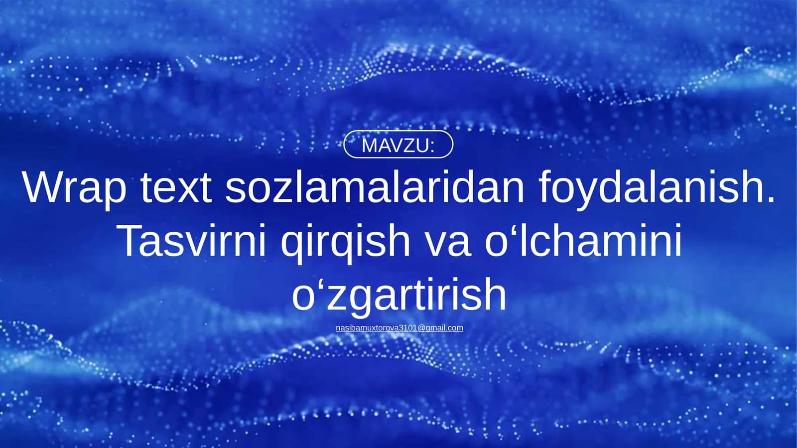 DARS TARKIBI