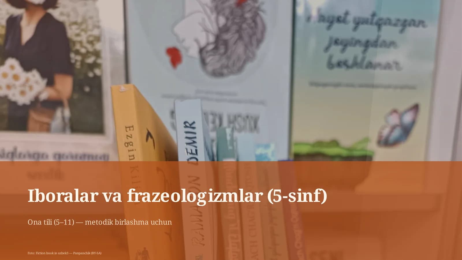 Iboralar va frazeologizmlar (5-sinf)