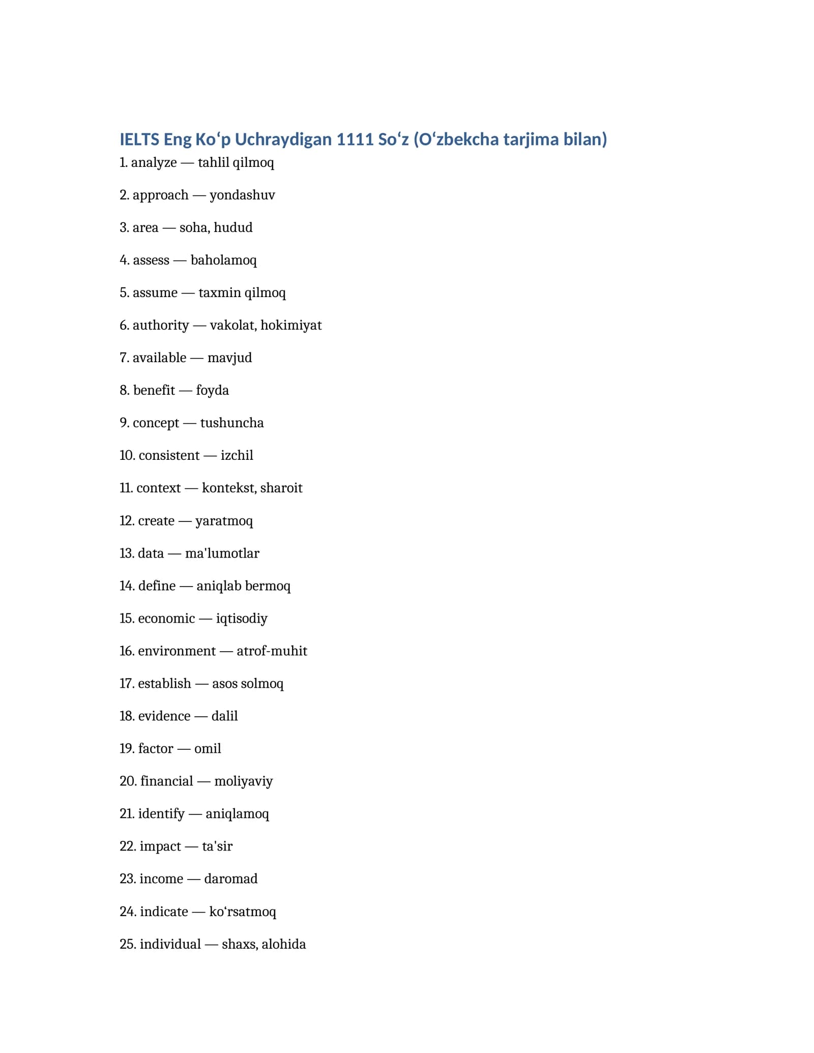 IELTS ESSENTIAL 1111