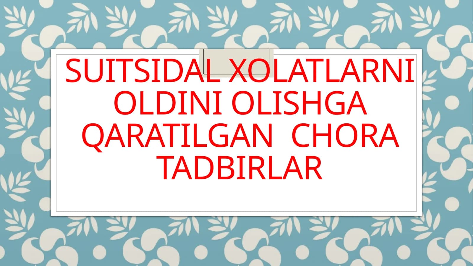 Suitsidalxolatlar
