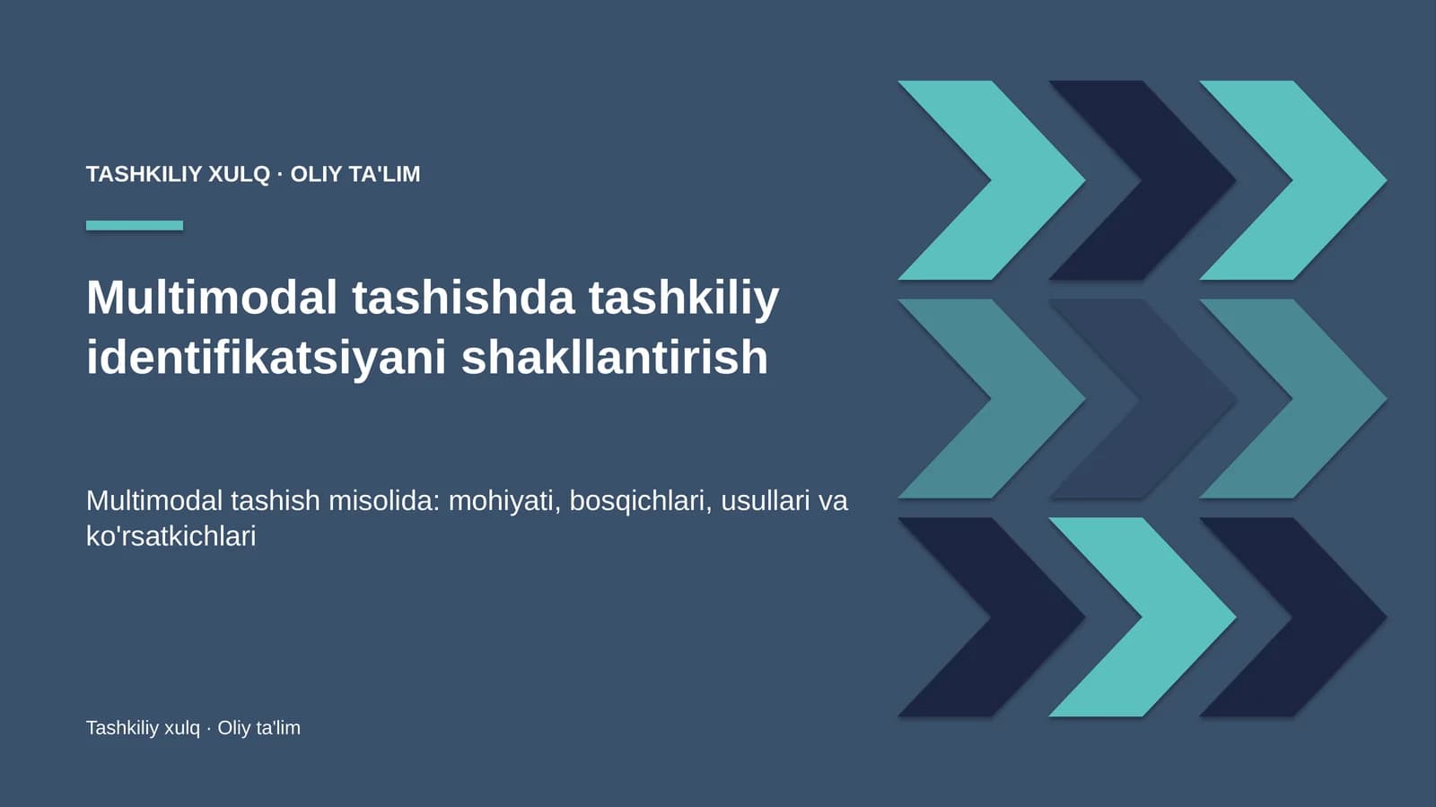 multimodal tashishda tashkiliy identifikatsiyani shakllantirish 5527