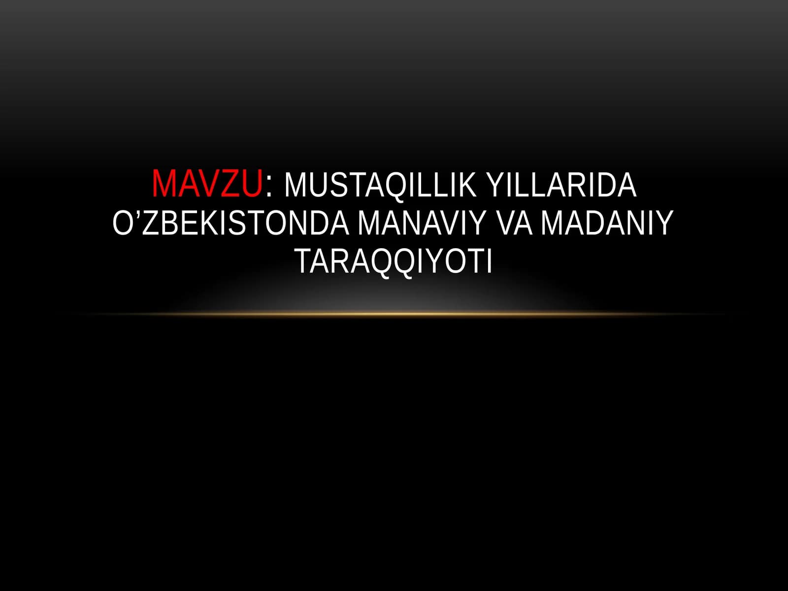 O‘zbekiston bozor munosabatlari tarixi