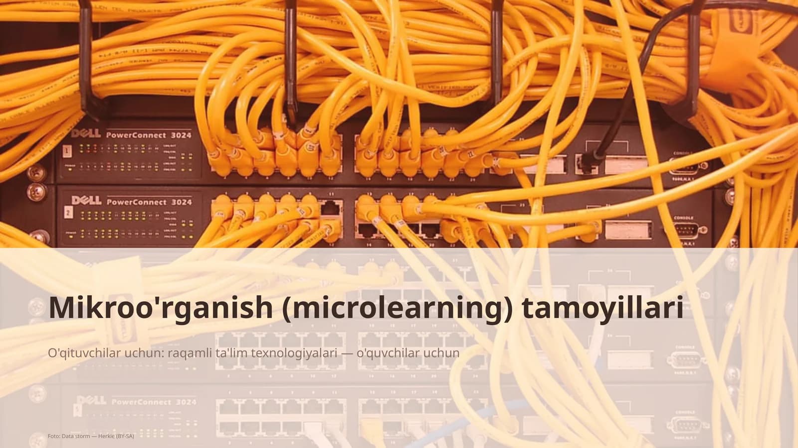 Mikroo'rganish (microlearning) tamoyillari
