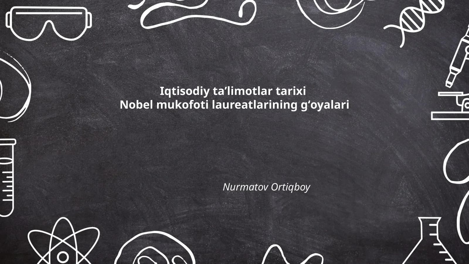 Iqtisodiy ta'limotlarda Nobel mukofoti tarixi